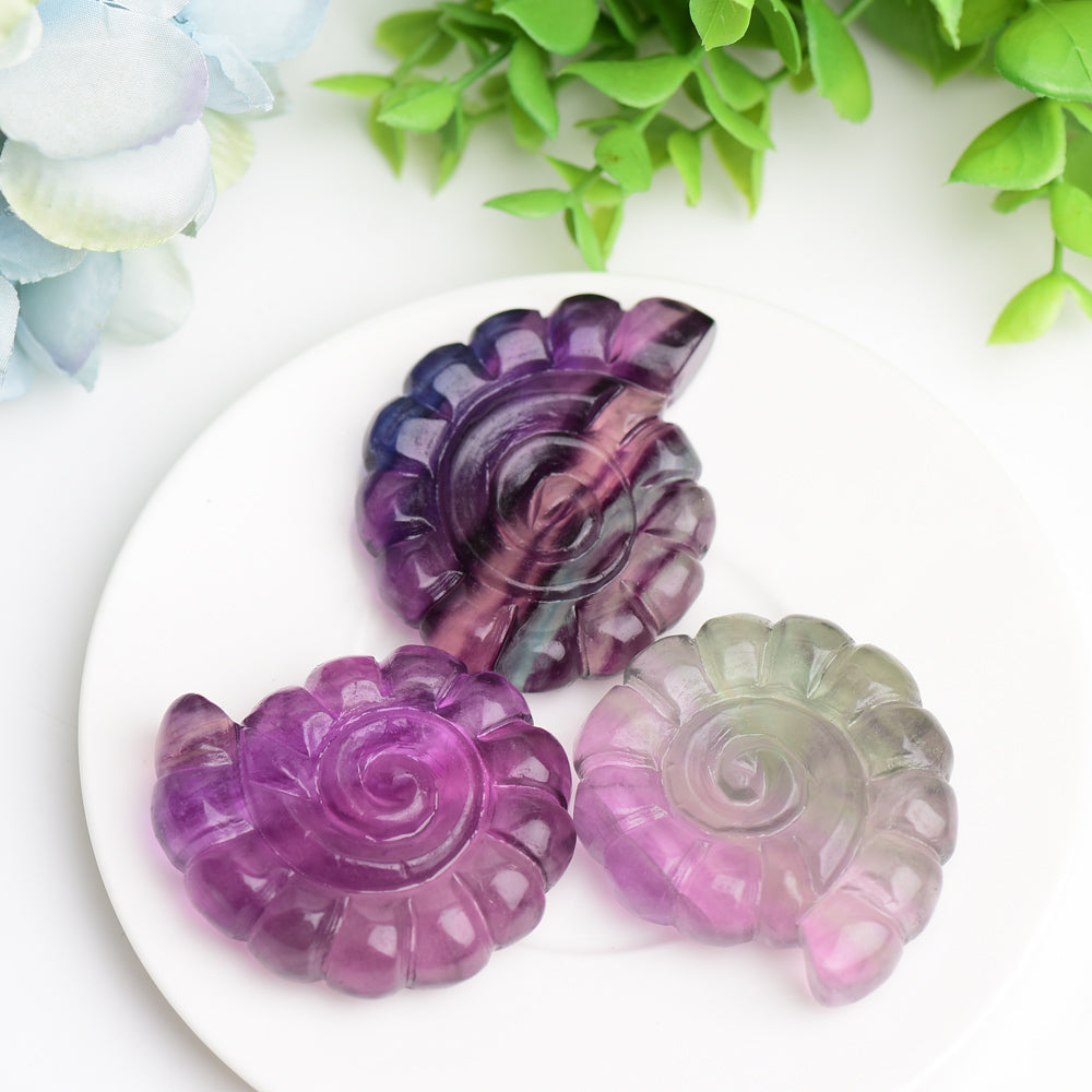 2.0" Fluorite Shell Crystal Carving  Wholesale Crystals