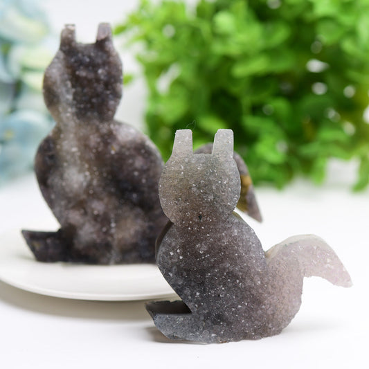 3.2"-4.2" Cluster Cat Crystal Carving Bulk Wholesale  Wholesale Crystals