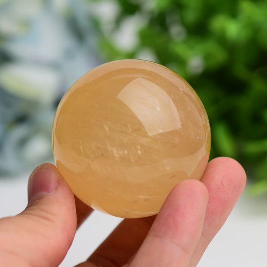 Honey Calcite Crystal Sphere  Wholesale Crystals