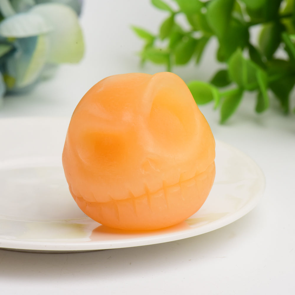 1.6" Mixed Crystal Jack Skellington Crystal Carving Bulk Wholesale  Wholesale Crystals