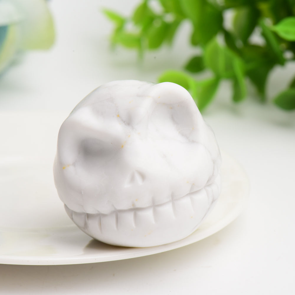 1.6" Mixed Crystal Jack Skellington Crystal Carving Bulk Wholesale  Wholesale Crystals