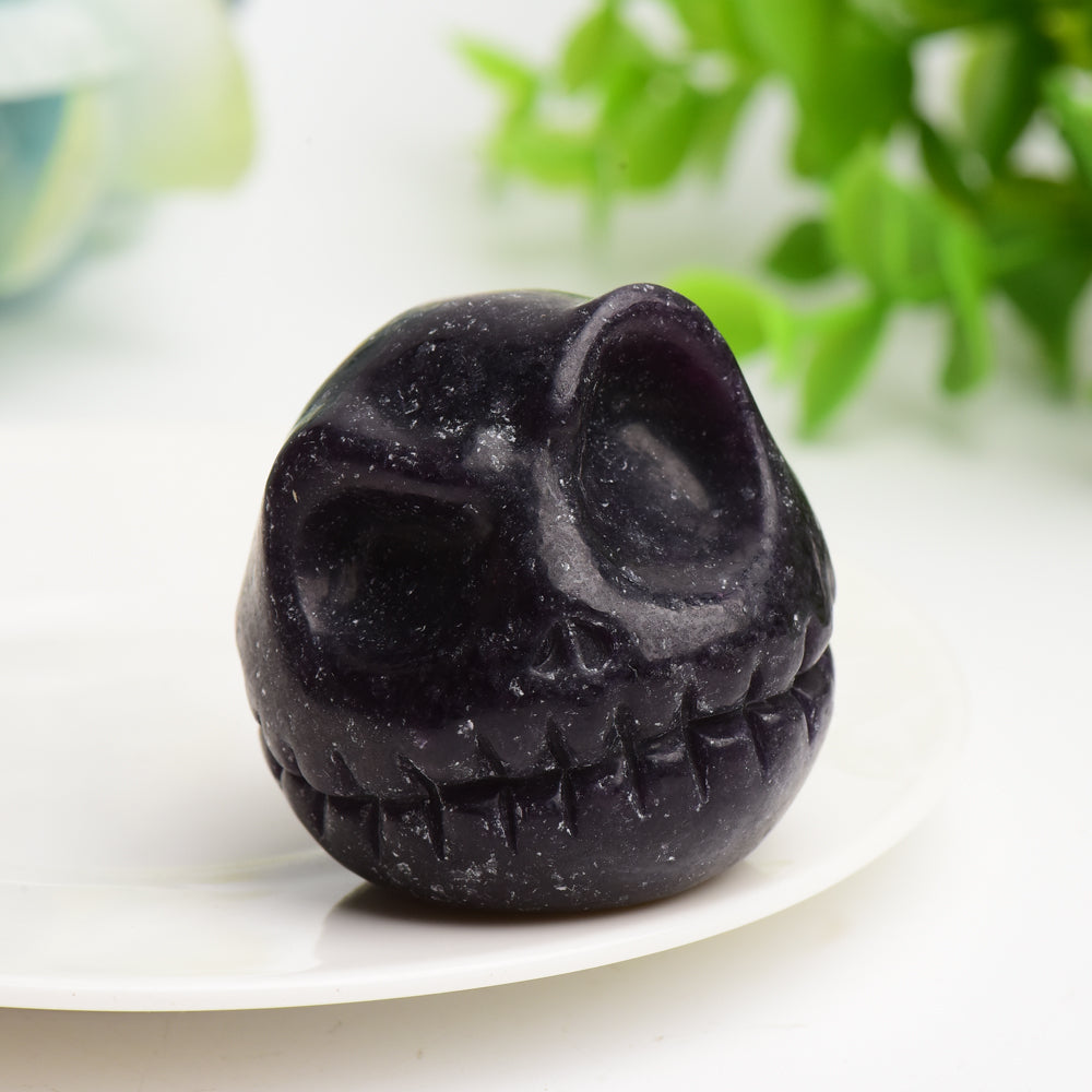 1.6" Mixed Crystal Jack Skellington Crystal Carving Bulk Wholesale  Wholesale Crystals