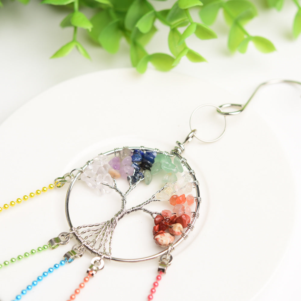 Life Tree Suncatcher Crystal Hanging  Wholesale Crystals