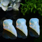 3.0" Opalite Roven Skull Crystal Carving  Wholesale Crystals