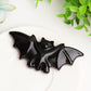 3.7" Black Obsidian Bat Carving Bulk Wholesale  Wholesale Crystals