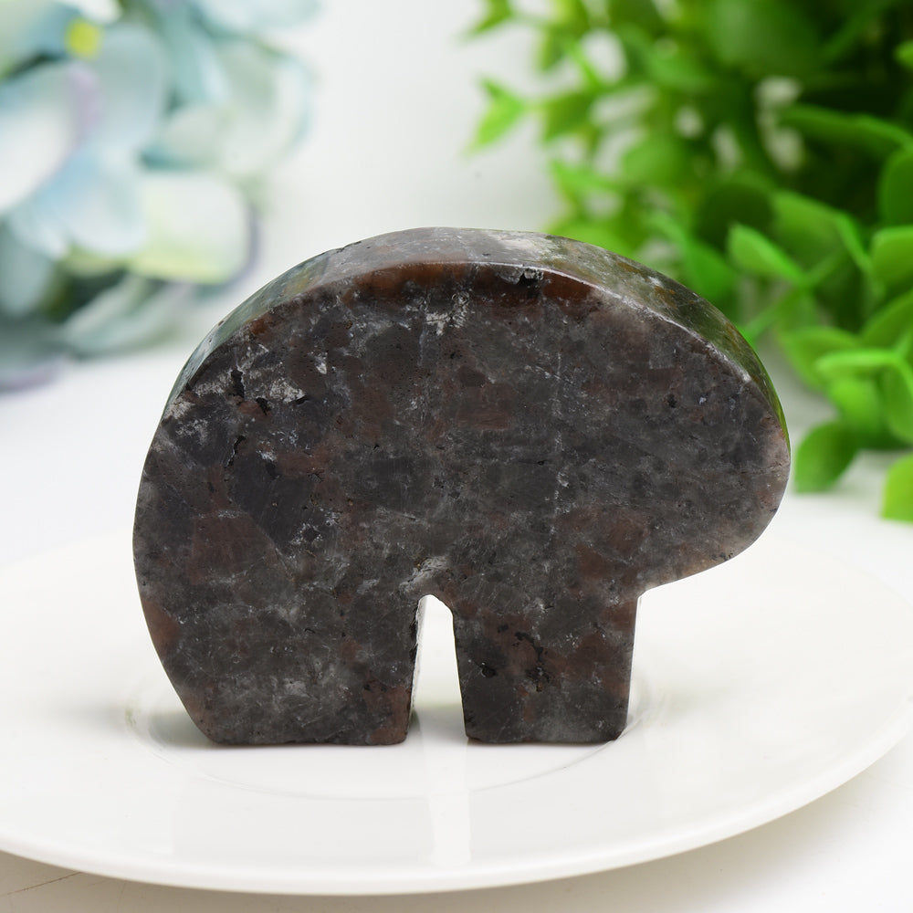 2.8" Mixed Crystal Bear Zuni Crystal Carving Bulk Wholesale  Wholesale Crystals