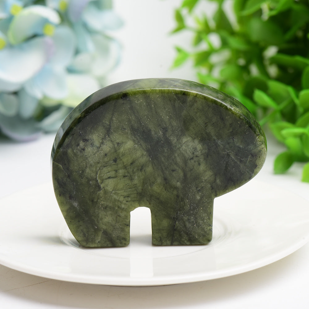 2.8" Mixed Crystal Bear Zuni Crystal Carving Bulk Wholesale  Wholesale Crystals