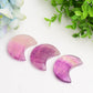 2.0" Purple Fluorite Moon Carving Bulk Wholesale  Wholesale Crystals