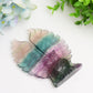 4.4" Rainbow Fluorite Owl Crystal Carving Bulk Wholesale  Wholesale Crystals