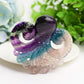 3.3" Rainbow Fluorite Octopus Crystal Carving Bulk Wholesale  Wholesale Crystals