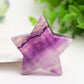 2.0" Purple Fluorite Star Crystal Carving Bulk Wholesale  Wholesale Crystals