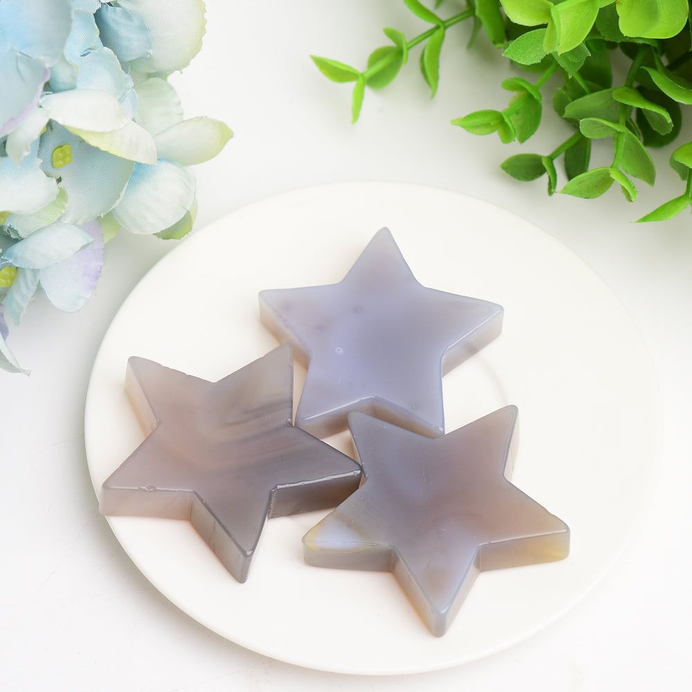 2.0" Agate Star Crystal Carving Bulk Wholesale  Wholesale Crystals