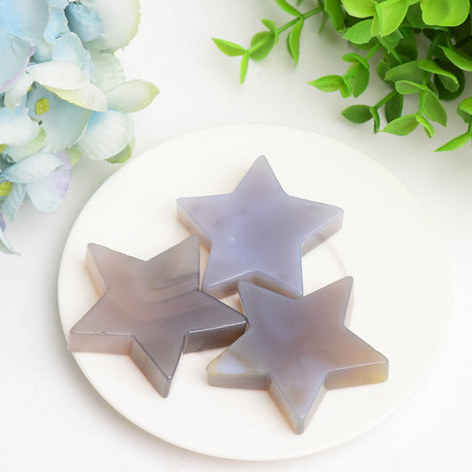 2.0" Agate Star Crystal Carving Bulk Wholesale  Wholesale Crystals