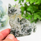 3.2" Moss Agate Cat Slab Crystal Carving Bulk Wholesale  Wholesale Crystals