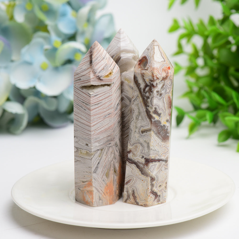 2.5"-4.0" Mexican Onyx Crystal Point Bulk Wholesale  Wholesale Crystals