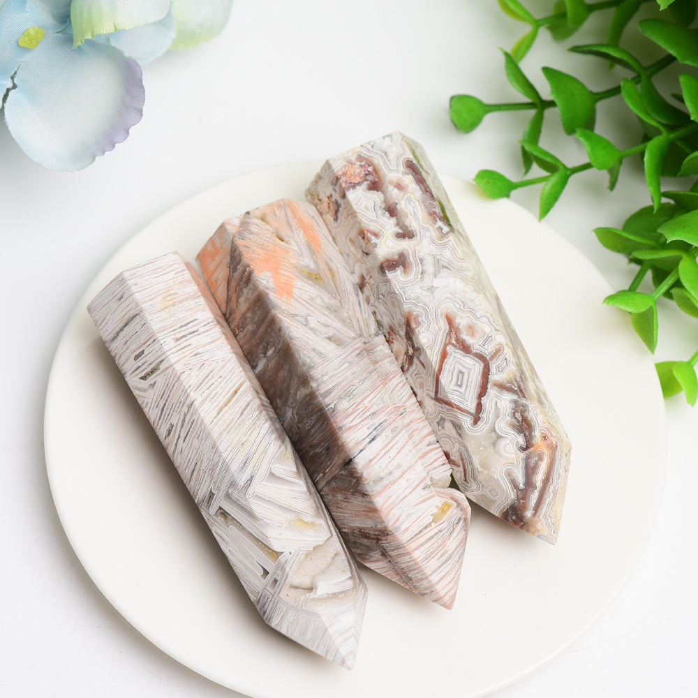 2.5"-4.0" Mexican Onyx Crystal Point Bulk Wholesale  Wholesale Crystals