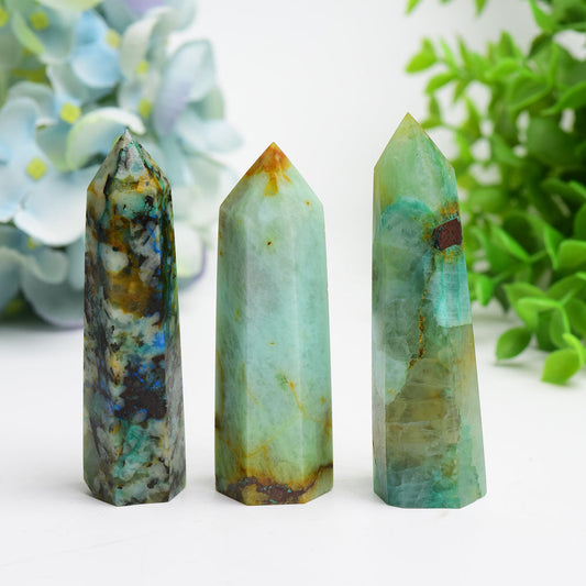 2.5"-4.0" Phoenix Grow with Azurite Crystal Point Bulk Wholesale  Wholesale Crystals
