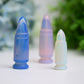 2.0"-2.7" Blue Pink Opalite Bullet Crystal Carving  Wholesale Crystals