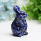 3.0" Sodalite Rabbit Animal Crystal Carving  Wholesale Crystals