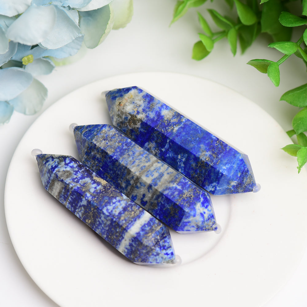 2.8" Lapis Double Terminated Crystal Point  Wholesale Crystals