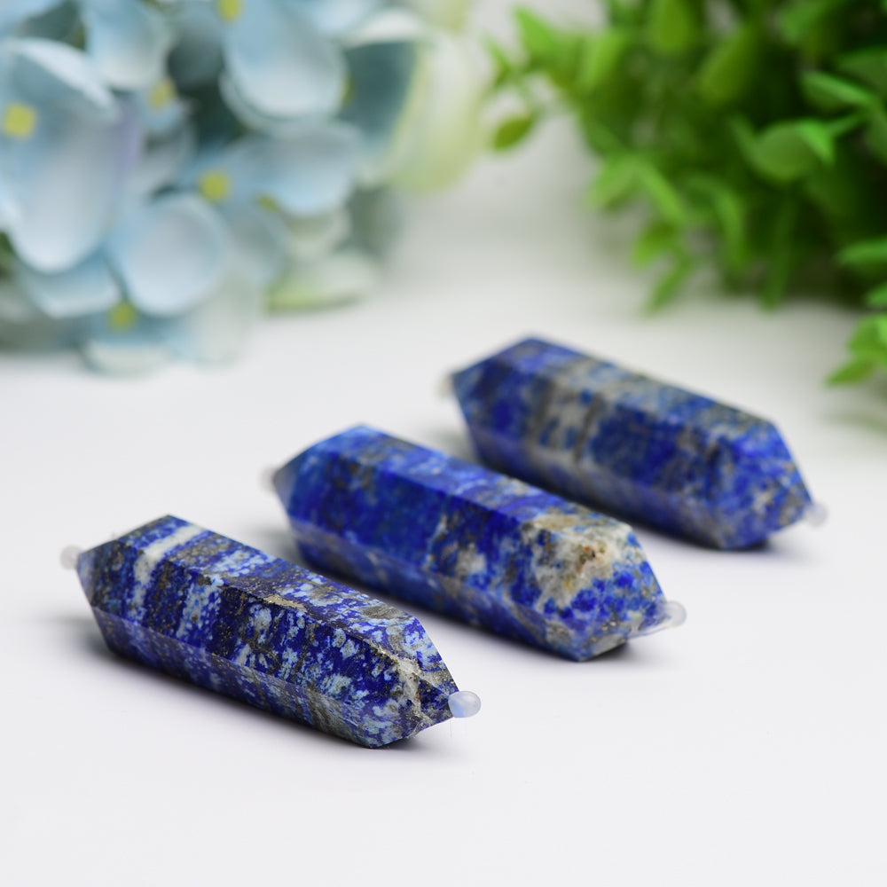 2.8" Lapis Double Terminated Crystal Point  Wholesale Crystals