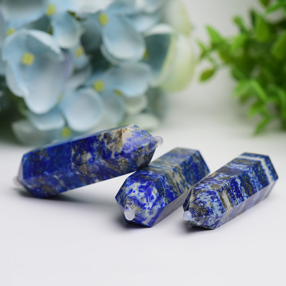2.8" Lapis Double Terminated Crystal Point  Wholesale Crystals
