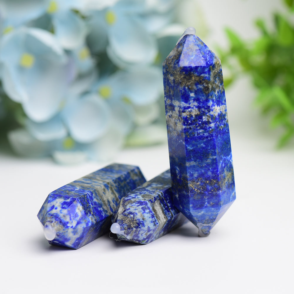 2.8" Lapis Double Terminated Crystal Point  Wholesale Crystals