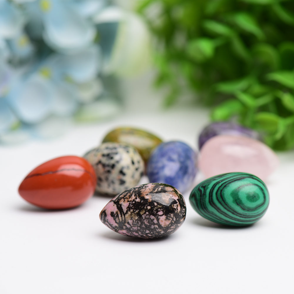 1.0 Mixed Crystal Mini Egg Crystal Carving  Wholesale Crystals
