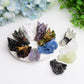 1.8" Mixed Crystal Dragon Head Animal Crystal Carving  Wholesale Crystals