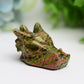 1.8" Mixed Crystal Dragon Head Animal Crystal Carving  Wholesale Crystals