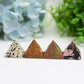 1.1" Mixed Crystal Pyramids Crystal Carving  Wholesale Crystals