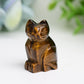 1.5" Mixed Crystal Cat Animal Crystal Carving  Wholesale Crystals
