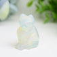 1.5" Mixed Crystal Cat Animal Crystal Carving  Wholesale Crystals