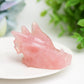 2.5" Mixed Crystal Dragon Head Animal Crystal Carving  Wholesale Crystals
