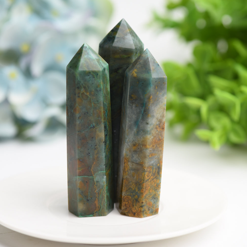 3.0"-4.0" Phoenix Stone Crystal Point Bulk Wholesale  Wholesale Crystals