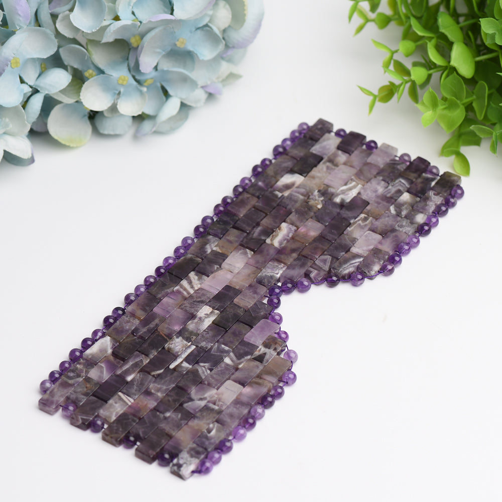 9.0" Mixed Crystal Knit Eye Mask Cover Bulk Wholesale  Wholesale Crystals