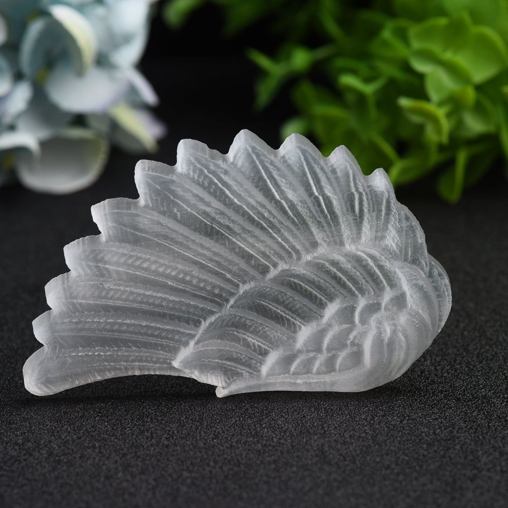 Mixed Crystal Pair of Wings Carving Bulk Wholesale  Wholesale Crystals