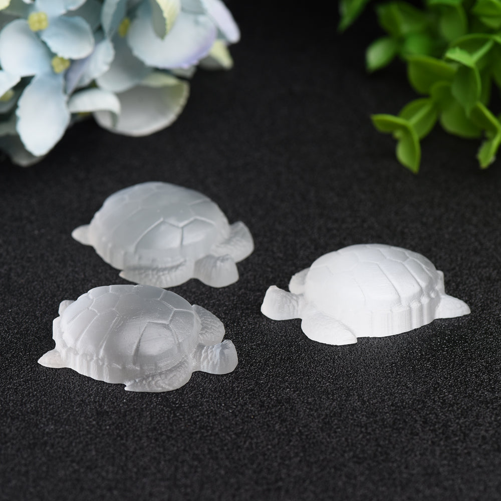 1.8" Selenite Turtle Crystal Carving Bulk Wholesale  Wholesale Crystals