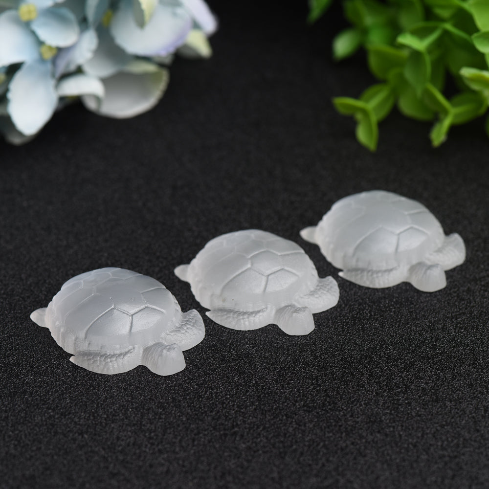 1.8" Selenite Turtle Crystal Carving Bulk Wholesale  Wholesale Crystals