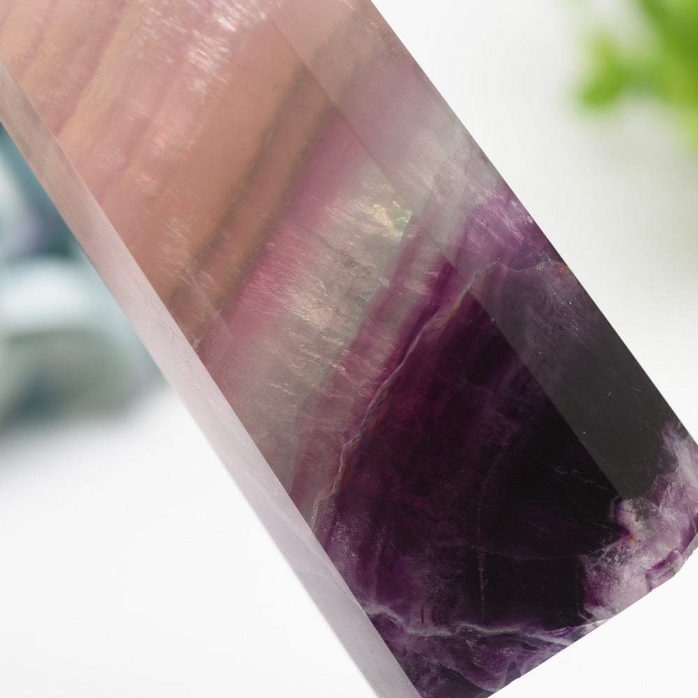 5.0"-8.0" Rainbow Fluorite Tower Bulk Wholesale  Wholesale Crystals