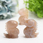 2.0" Flower Agate Dinosaur Crystal Carving BUlk Wholesale  Wholesale Crystals