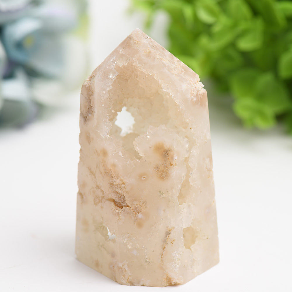 2.5"-4.5" Druzy Quartz Tower Bulk Wholesale  Wholesale Crystals