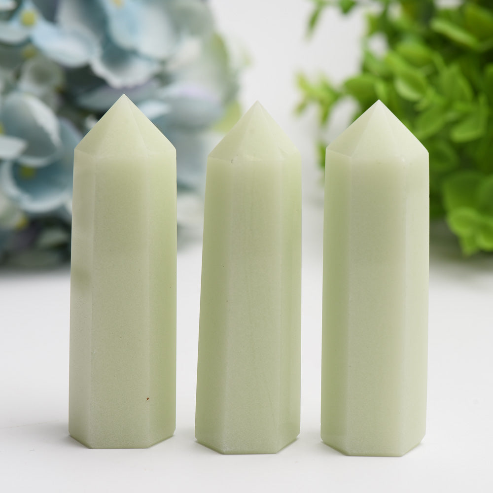 2.5"-4.5" Luminous Crystal Point Bulk Wholesale  Wholesale Crystals