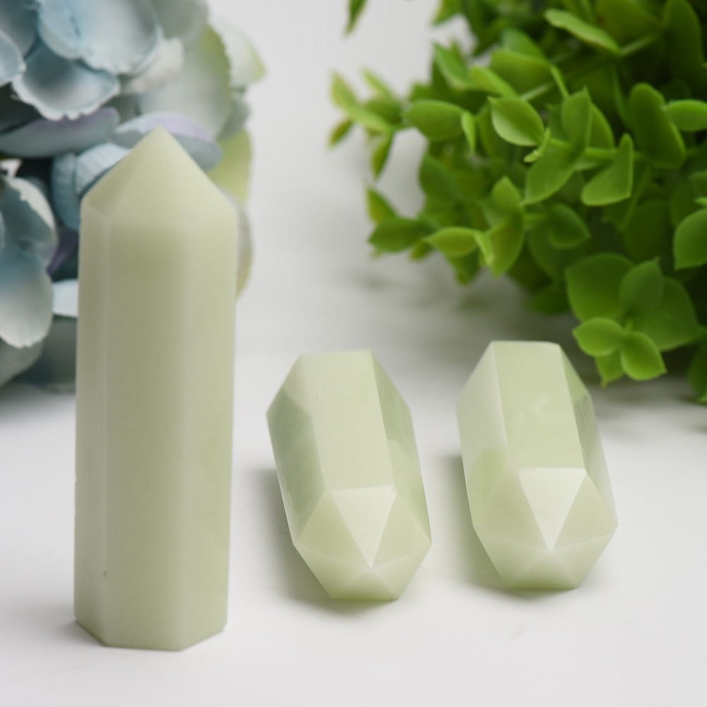 2.5"-4.5" Luminous Crystal Point Bulk Wholesale  Wholesale Crystals