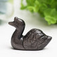 2.2" Silver Obsidian Swan Crystal Carving Bulk Wholesale  Wholesale Crystals
