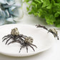 2.0" Metal Spider with Raw Pyrite Stone Decor Free Form for Bulk Wholesale  Wholesale Crystals