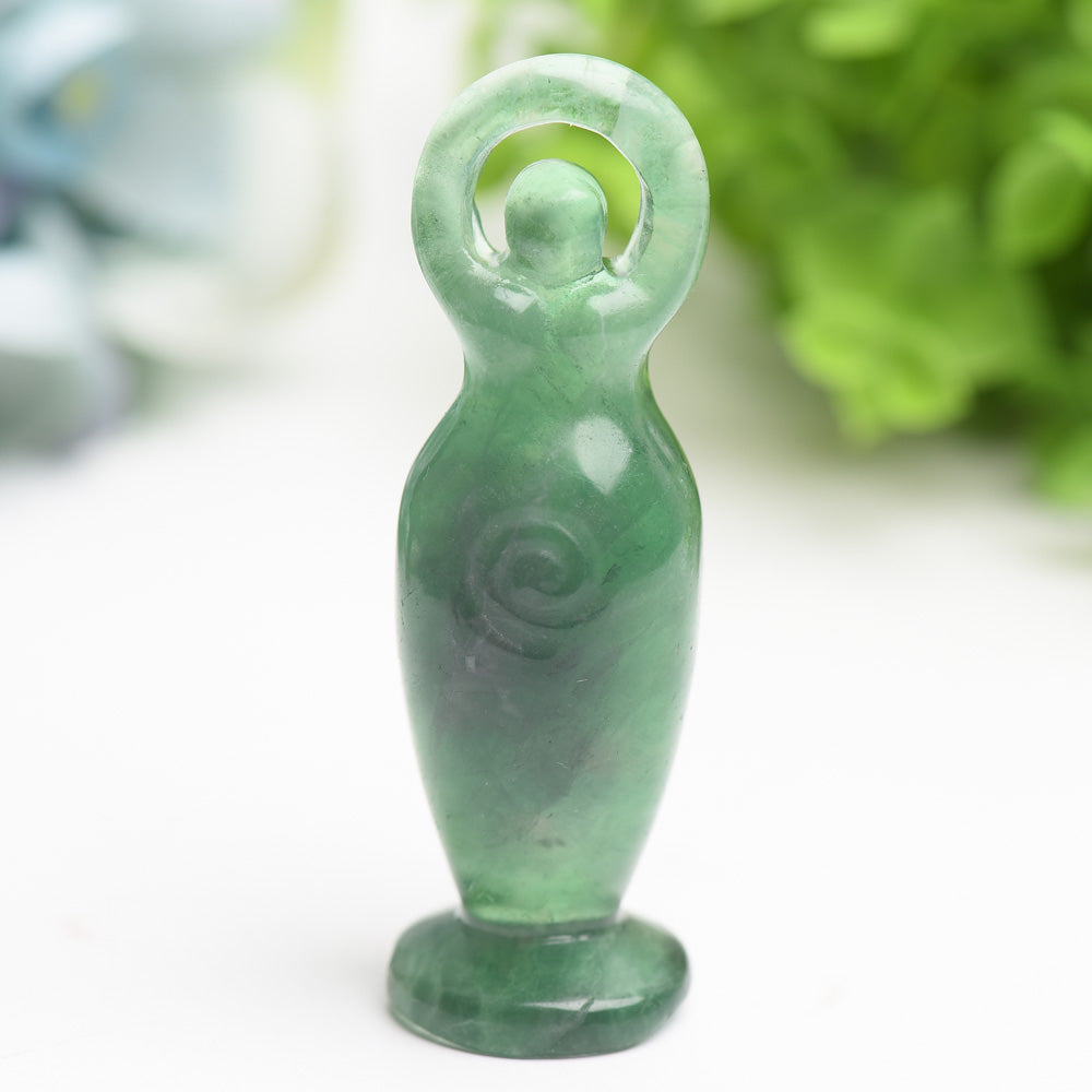 3.2" Mixed Crystal Goddess Carving Bulk Wholesale  Wholesale Crystals