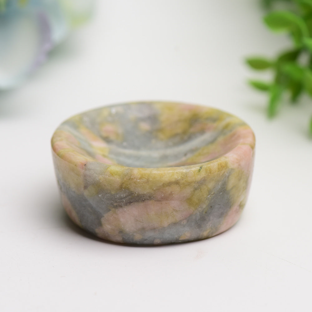 2.2" Pink Tourmaline Bowl Crystal Carving Bulk Wholesale  Wholesale Crystals