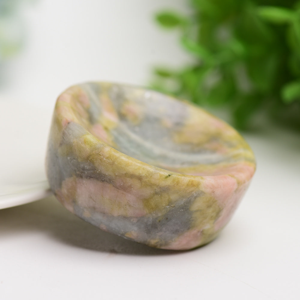 2.2" Pink Tourmaline Bowl Crystal Carving Bulk Wholesale  Wholesale Crystals