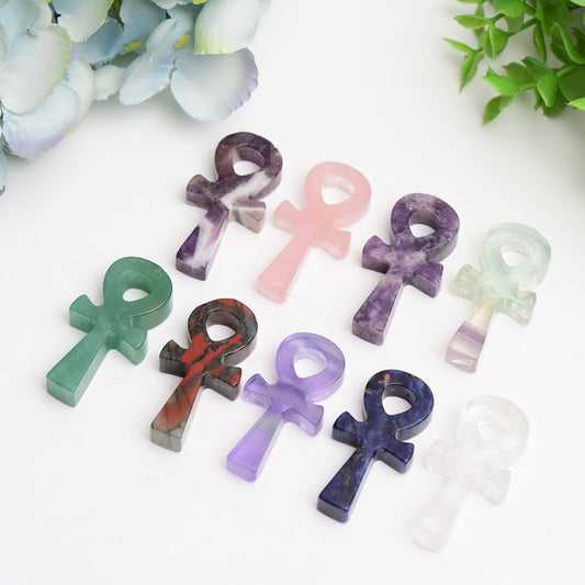 2.0" Mixed Crystal Mini Anka Carving Bulk Wholesale  Wholesale Crystals